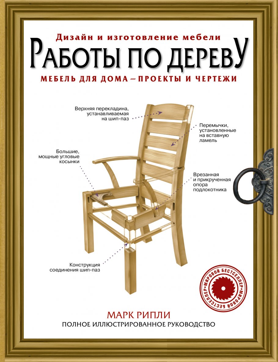 Работы по дереву. Мебель для дома - проекты и чертежи, Рипли М. купить  книгу в интернет-магазине «Читайна». ISBN: 978-5-17-134427-6