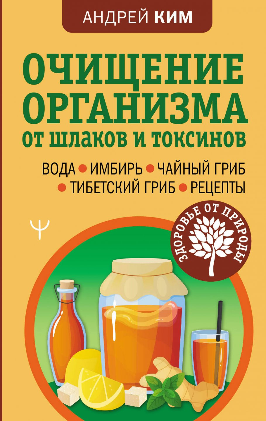 Очищение организма от шлаков и токсинов. Вода. Имбирь. Чайный гриб.  Тибетский гриб. Рецепты, Ким Андрей купить книгу в интернет-магазине  «Читайна». ISBN: 978-5-17-152278-0