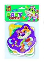 Мягкие пазлы Baby Puzzle "Чудо ферма" 4 картинки, 13 эл.