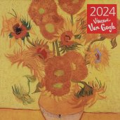 Винсент Ван Гог. Подсолнухи. Календарь настенный на 2024 год (300х300 мм)