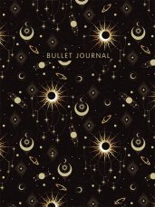 Блокнот в точку: Bullet Journal (эзотерический темный, 160 л., с наклейками)
