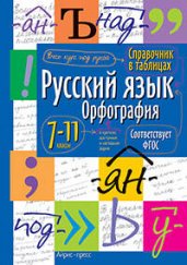 Справочник в таблицах. Русский язык. 7-11 класс