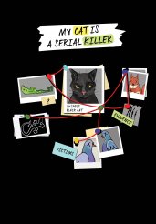 Блокнот My Cat Is a Serial Killer (А5, 144 стр., черный кот)