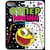 Супер мялка мячик, 6см, мука, блист.12,7*17,7*5см ИГРАЕМ ВМЕСТЕ в кор.2*72шт