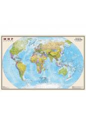 Карта мира. Политическая 1:35 млн. (ламинированная, глянец)