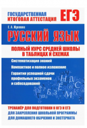 ЕГЭ. Русский язык. Полный курс средней школы в таблицах и схемах