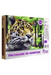 Рисование по номерам "Леопард в лесу". ТМ "Русская живопись", серия мини