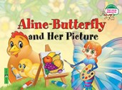 Бабочка Алина и ее картина. На английском языке. 1 уровень