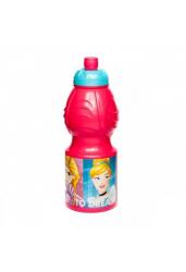 Бутылка пластиковая спортивная фигурная "Принцессы. Дружные приключения", 400 мл