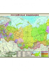 Карта "РФ" политико-административная 1: 7 М (офсет)