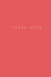 Coral Note. Блокнот с коралловыми страницами