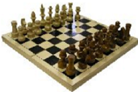 Шахматы из дер. обиходные параф. ИН-3880