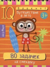 Умный блокнот. 80 задачек на смекалку. Путешествие в лето 3+