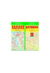 Карта автодорог Нижний Новгород, Дзержинск. Схемы пассажирского транспорта