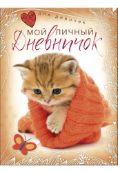 Мой личный дневничок. Котенок в красной шапочке