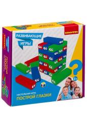 Игра "Построй глазки" (Дженга)