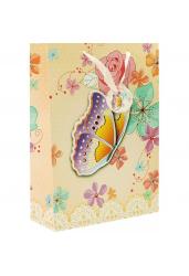 Пакет подарочный "Бабочка в цветах" (1399-SB)