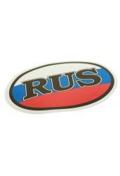 Наклейка "RUS" овальная