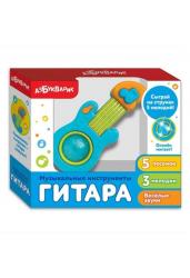 Музыкальная игрушка Гитара голубая