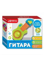 Музыкальная игрушка Гитара зелёная